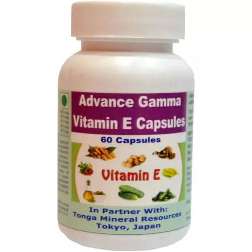 Tonga Herbs Advance Gamma Vitamin E  Capsules (60 Capsules)