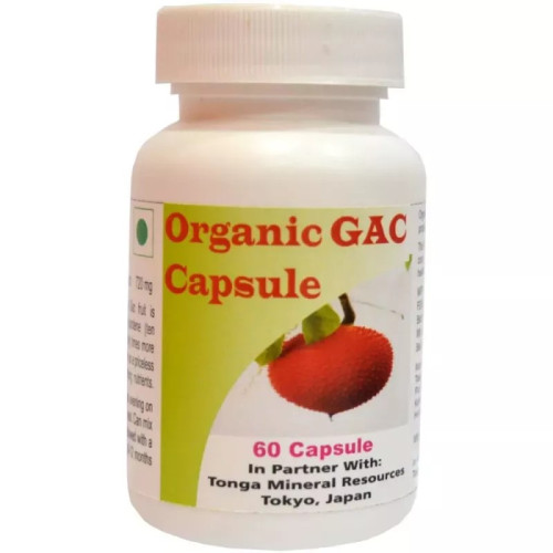 Tonga Herbs Organic Gac  Capsules (60 Capsules)