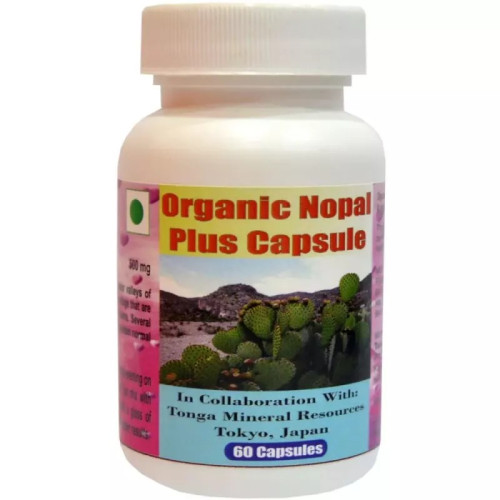 Tonga Herbs Organic Nopal Plus  Capsules (60 Capsules)