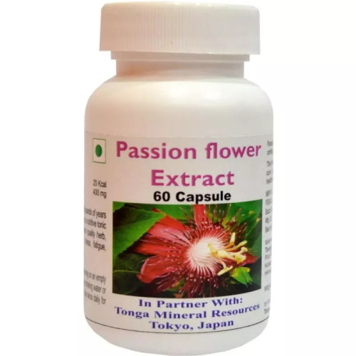 Tonga Herbs Passion Flower Extract  Capsules (60 Capsules)
