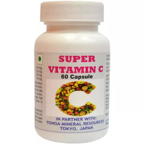 Tonga Herbs Super Vitamin C  Capsules (60 Capsules)