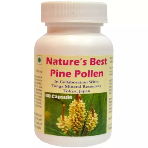Tonga Herbs Nature Best Pine Pollen  Capsules (60 Capsules)