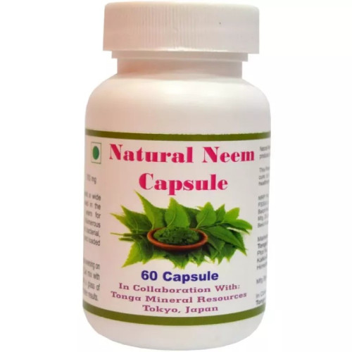 Tonga Herbs Natural Neem  Capsules (60 Capsules)