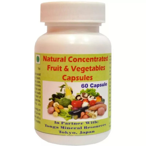 Tonga Herbs Natural Concentrated Fruits And Vege Tabletsle  Capsules (60 Capsules)