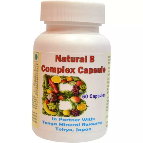 Tonga Herbs Natural B Complex  Capsules (60 Capsules)