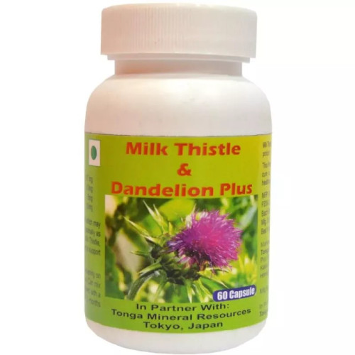 Tonga Herbs Milk Thistle And Dandelion Plus  Capsules (60 Capsules)