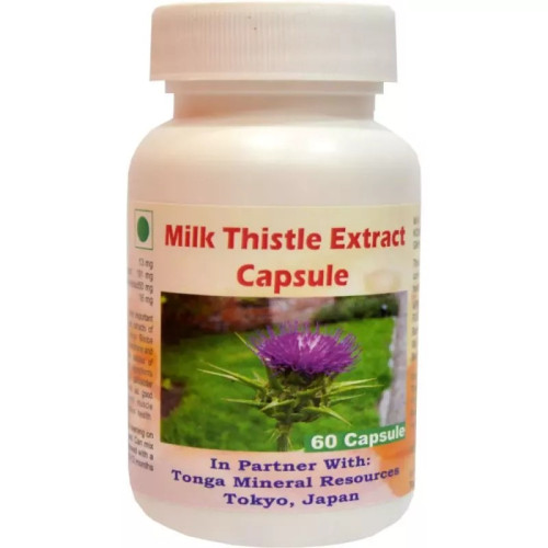 Tonga Herbs Milk Thistle Extract  Capsules (60 Capsules)
