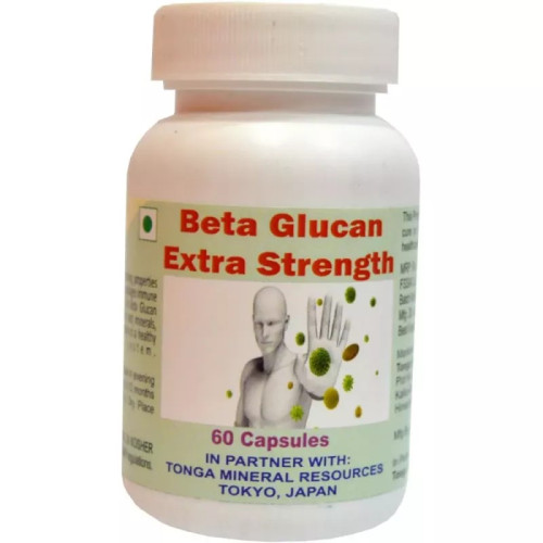 Tonga Herbs Beta Glucan Extra Strength  Capsules (60 Capsules)