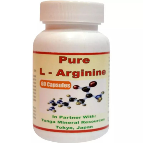 Tonga Herbs Pure L-Arginine  Capsules (60 Capsules)