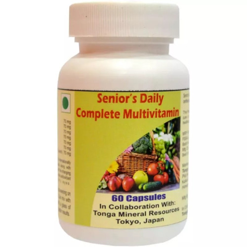 Tonga Herbs Senior Daily Complete Multivitamin  Capsules (60 Capsules)