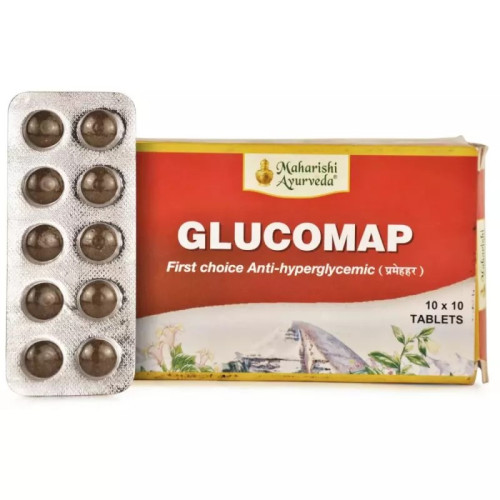 Maharishi Ayurveda Glucomap  Tablets (100 Tablets)