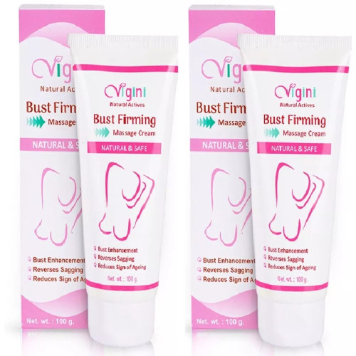 Vigini Bust Firming Massage Cream (100g, Pack of 2)