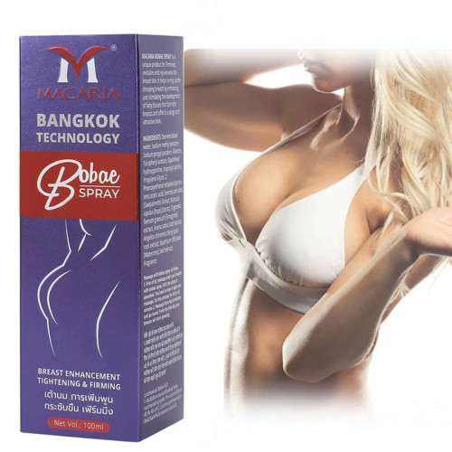 Macaria Boobs Bust Breast Enlargement Tightening Firming Bobae Spray (100ml)