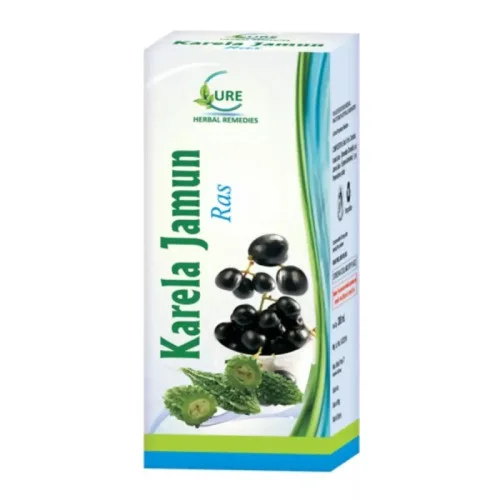 Cure Herbal Karela Jamun Juice (500ml)